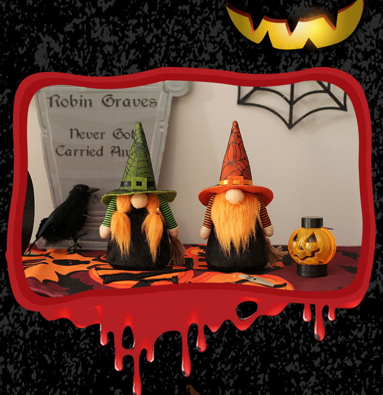 Gnome de sorcière d'Halloween