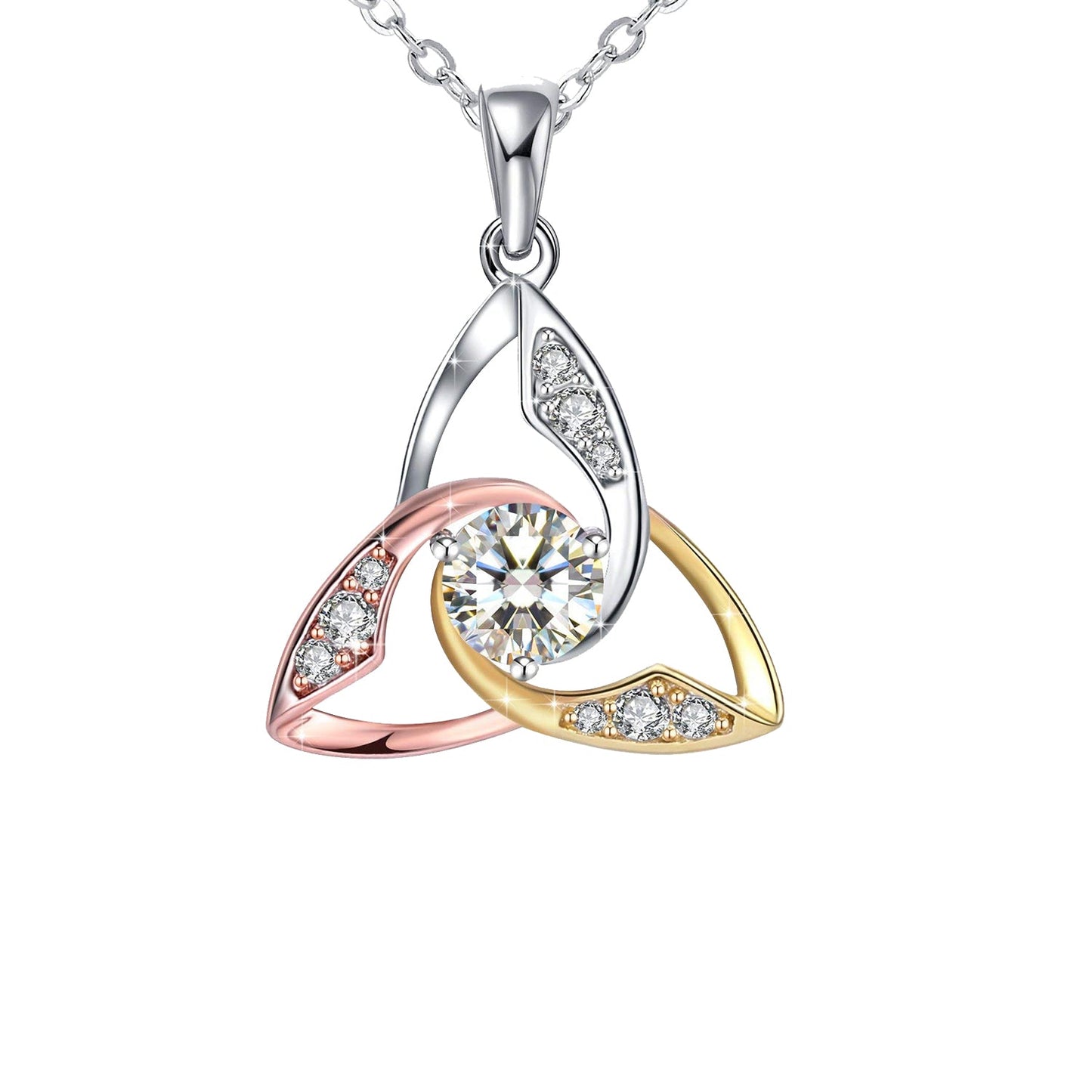 '' I Love You To Infinity And Beyond '' Celtic Love Necklace