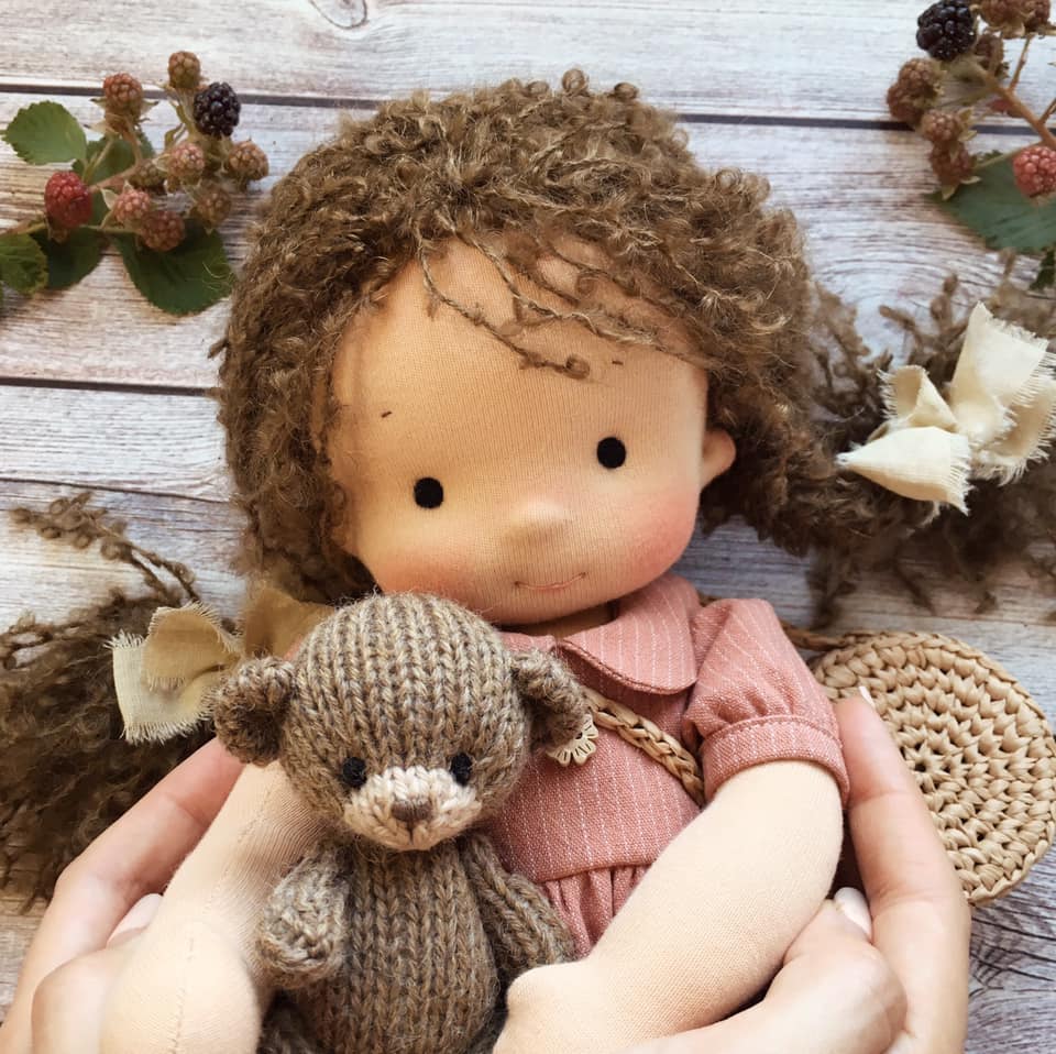 Handmade Knitted Doll - Cynthia