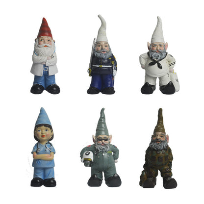 Military Garden Gnomes Statue