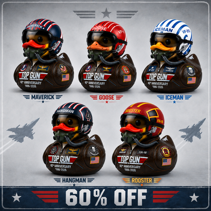 ❤️✈️ Pre-Order - 40th Anniversary Rooster Pilot Duck