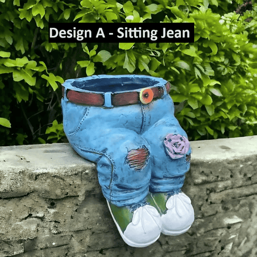 🔥Last Day 50% OFF🔥Uniquely Crafted Denim Flower Pots