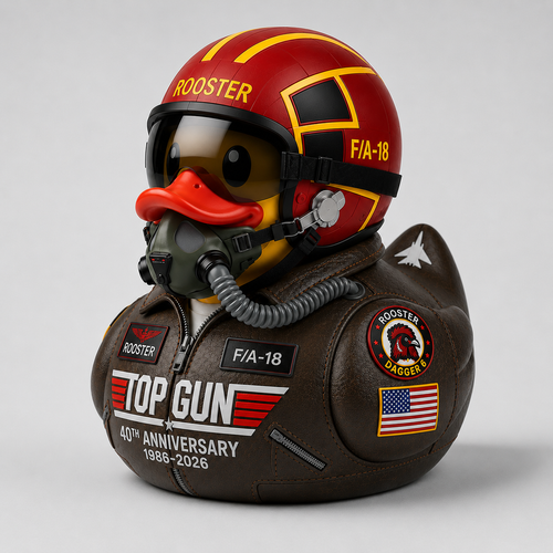 ❤️✈️ Pre-Order - 40th Anniversary Rooster Pilot Duck
