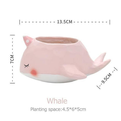 Cartoon Animal Succulent Planter