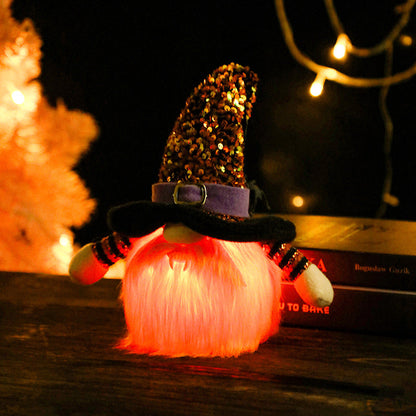 Gnome lumineux d'Halloween