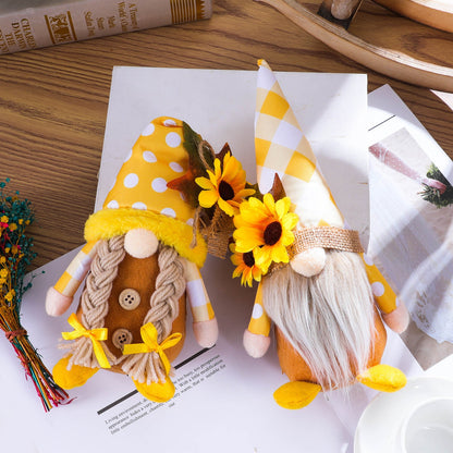 Sunflower Harvest Gnome