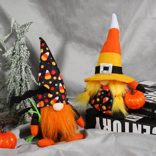 Halloween Bat Pumpkin Gnome