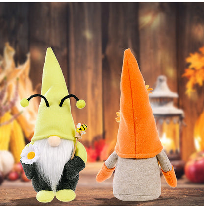 Gnome de récolte de tournesol