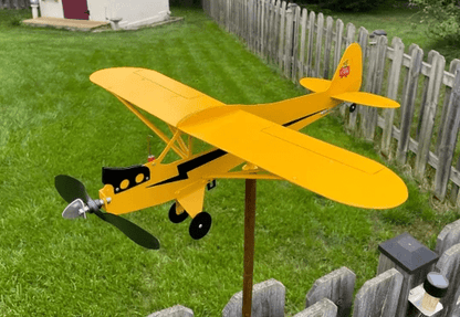 💐PRÉVENTE FÊTE DES MÈRES💝 Girouette avion Piper J3 Cub