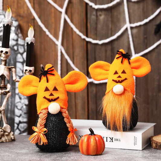 Gnome d'Halloween avec lumières