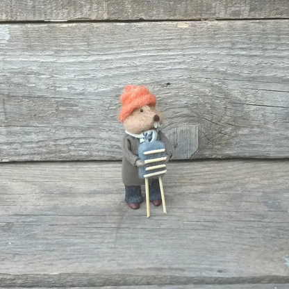 Hand-made Emmet Otter's Jug-Band Art Doll