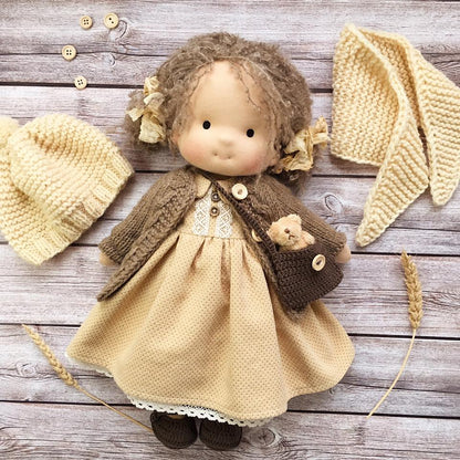 Handmade Waldorf Doll - Nancy