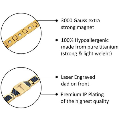 Bracelet Croix ''Marchez avec Seigneur'' 