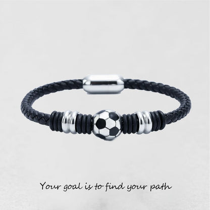 Bracelet Football ''Trouvez Votre Voie'' 
