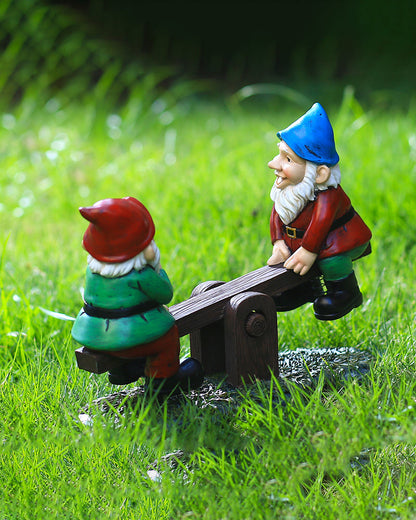 Seesaw Figurines Garden Gnomes