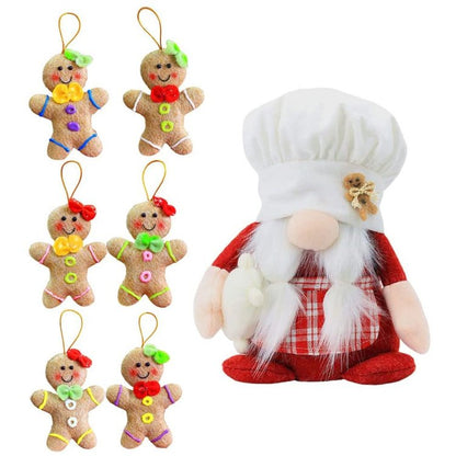 Gingerbread Man Chef Gnome