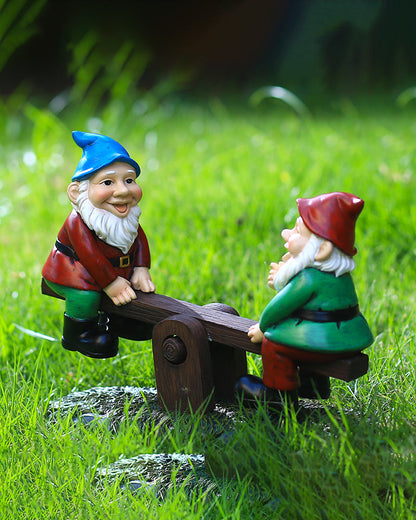 Seesaw Figurines Garden Gnomes