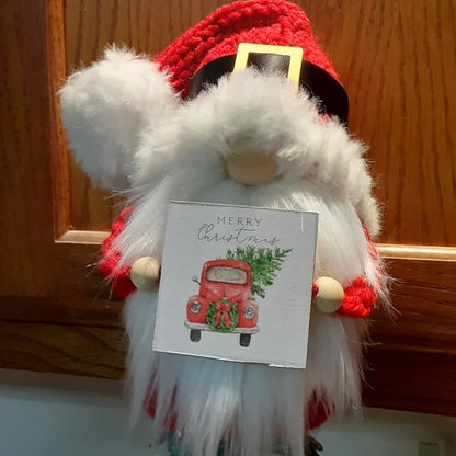 Red Christmas Gnome Set