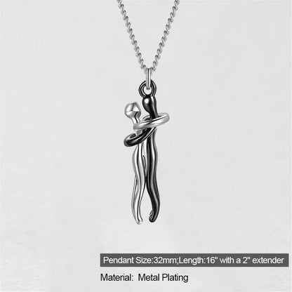 '' There's No One Like You '' Hug Necklace