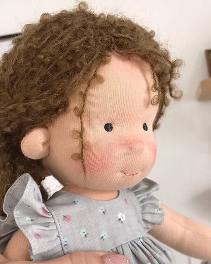 Handmade Knitted Doll - Carlin