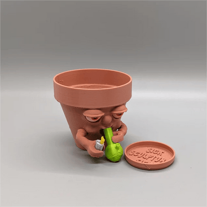 (❤️✨Promotion du dernier jour - 50 % de réduction) Pot à fumer en pot pour plantes succulentes ou plantes d'intérieur déchirant un bang 