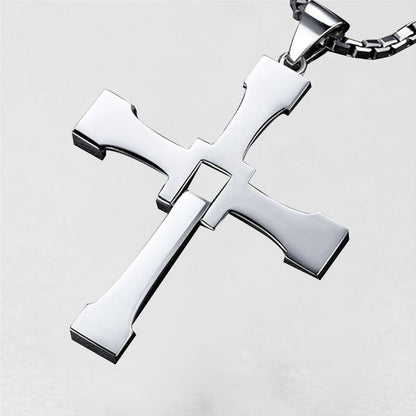 ''Brillant comme des diamants'' Collier Pendentif Croix 