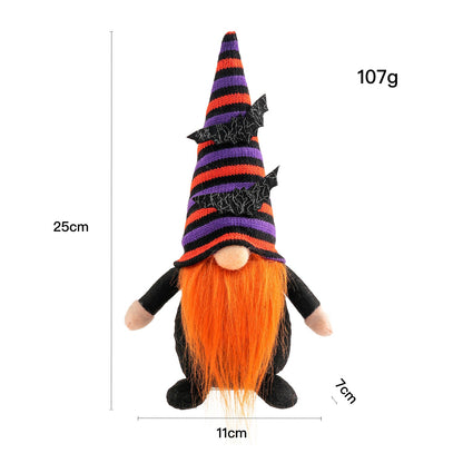 Halloween Striped Hat Gnome