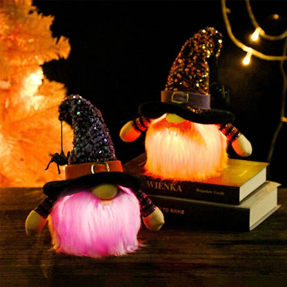 Gnome lumineux d'Halloween