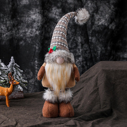 Gnomes de Noël éclairés et rétractables