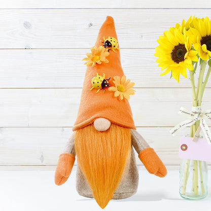 Gnome de récolte de tournesol