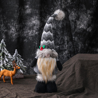 Gnomes de Noël éclairés et rétractables