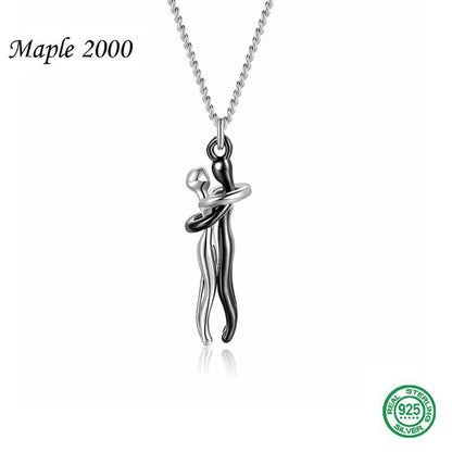 '' There's No One Like You '' Hug Necklace