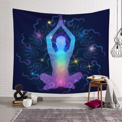 🎁Couverture murale de style yoga (49 % de réduction aujourd'hui)