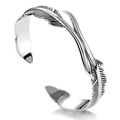 ''Je serai toujours là avec toi'' Bracelet Plume