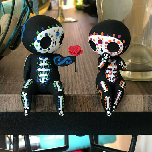 🎁Sugar Skull Couple Figurine