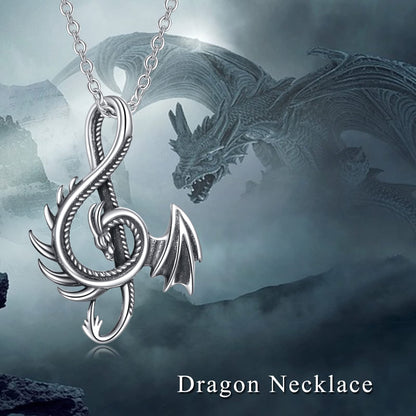 '' Soyez toujours vous-même '' Collier Dragon 