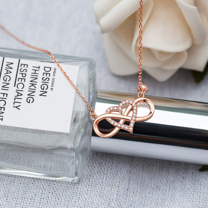 "Je t'aime à l'infini et au-delà" Collier d'amour infini 