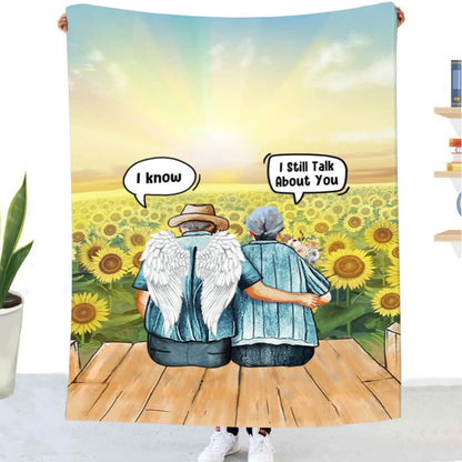 Tu me manques🎁Pour moi-même -Couverture chaude - Enveloppez-vous dedans et faites tomber son câlin (49 % DE RÉDUCTION AUJOURD'HUI)