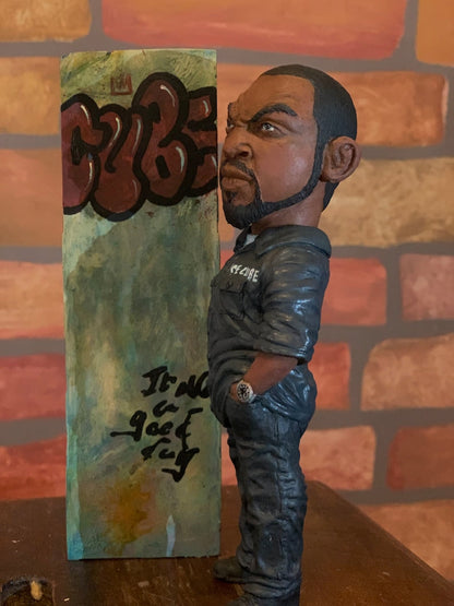 Décor de jardin de sculpture de personnage célèbre