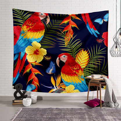 🎁Parrot Style Wall Hanging Blanket ( 49% OFF Today )