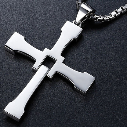 ''Brillant comme des diamants'' Collier Pendentif Croix 